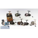 Selection of Various Fixed Spool Reels to include Le Super Omnia^ JW Young & Son The Ambidex six^