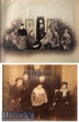 Shooting Party at Thornham^ 1877 Photographs Two albumen photographs of the Henniker family^ one