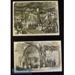 India & Punjab - Two original engravings by W Carpenter Shah Hamadan's Musjid^ Cashmere 1858 25x19cm