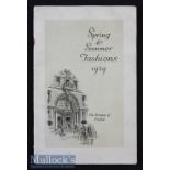 Debenham & Freebody^ Wigmore Street^ London 1929 “Spring & Summer Fashions” Brochure - a 16 page