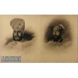 India & Punjab – German Postcard Sikh Prisoners WWI A vintage German antique postcard showing a Sikh