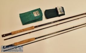 Shakespeare Rods (2) to include Professional Fly 9ft 3in carbon 2 piece rod 6-7in very good