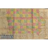 Americana – Township Map of the State of Iowa published by Henn Williams & Co and by R L Barnes^