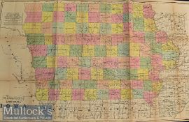 Americana – Township Map of the State of Iowa published by Henn Williams & Co and by R L Barnes^