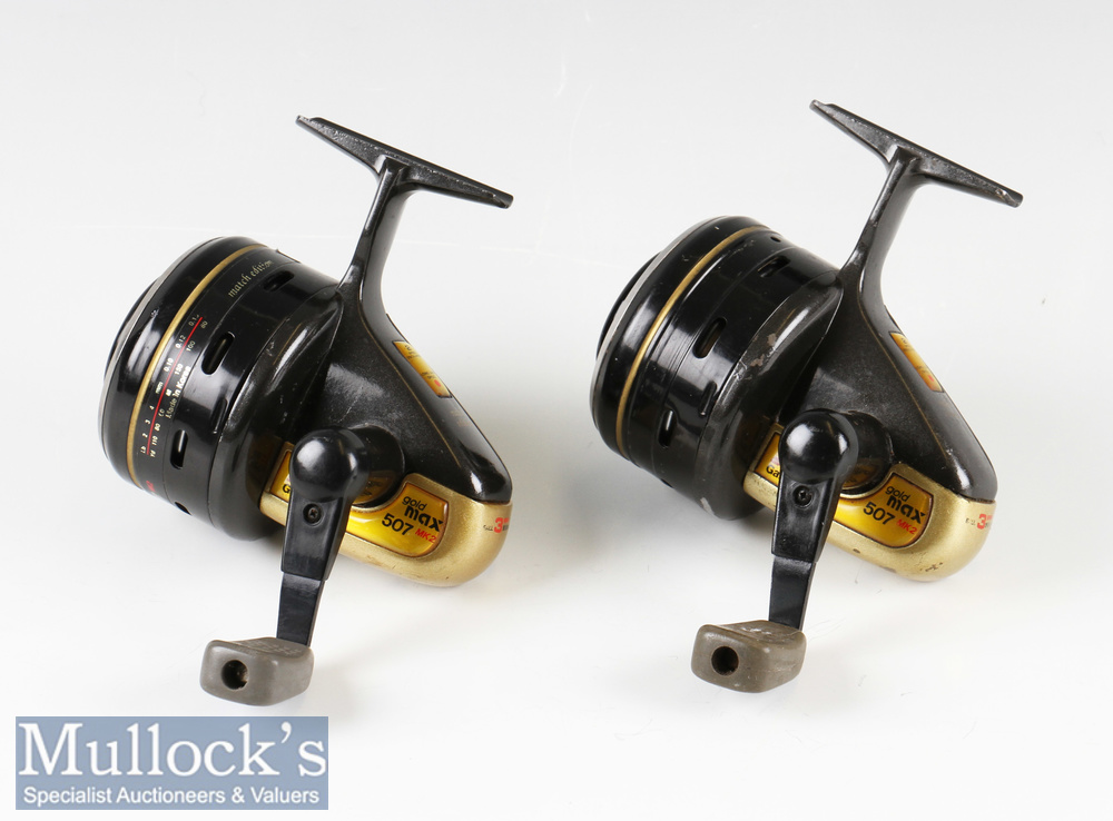 Abu Garcia Gold Max 507 Mk2 closed Faced Reels both with signs of use and run smooth^ both handle - Image 2 of 2