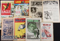 Assorted Selection of 1880s to 1967 Children’s Comic Books / Magazines consisting of Chums 1890s^