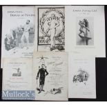 Selection of early Fencing Programmes / Brochures to include Display of Fencing Margaret St London