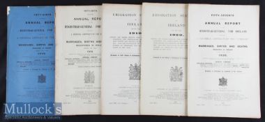 Ireland – Annual Report of Registrar General for the years 1918^ 1919 & 1920^ covers births^