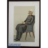 An Indian Statesman Vanity Fair Colour Print Oct 14 1876 small tear to margin^ o/w good condition