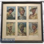 India – WWII Period Indian Army Lithographs Original coloured lithographs showing Types of Indian