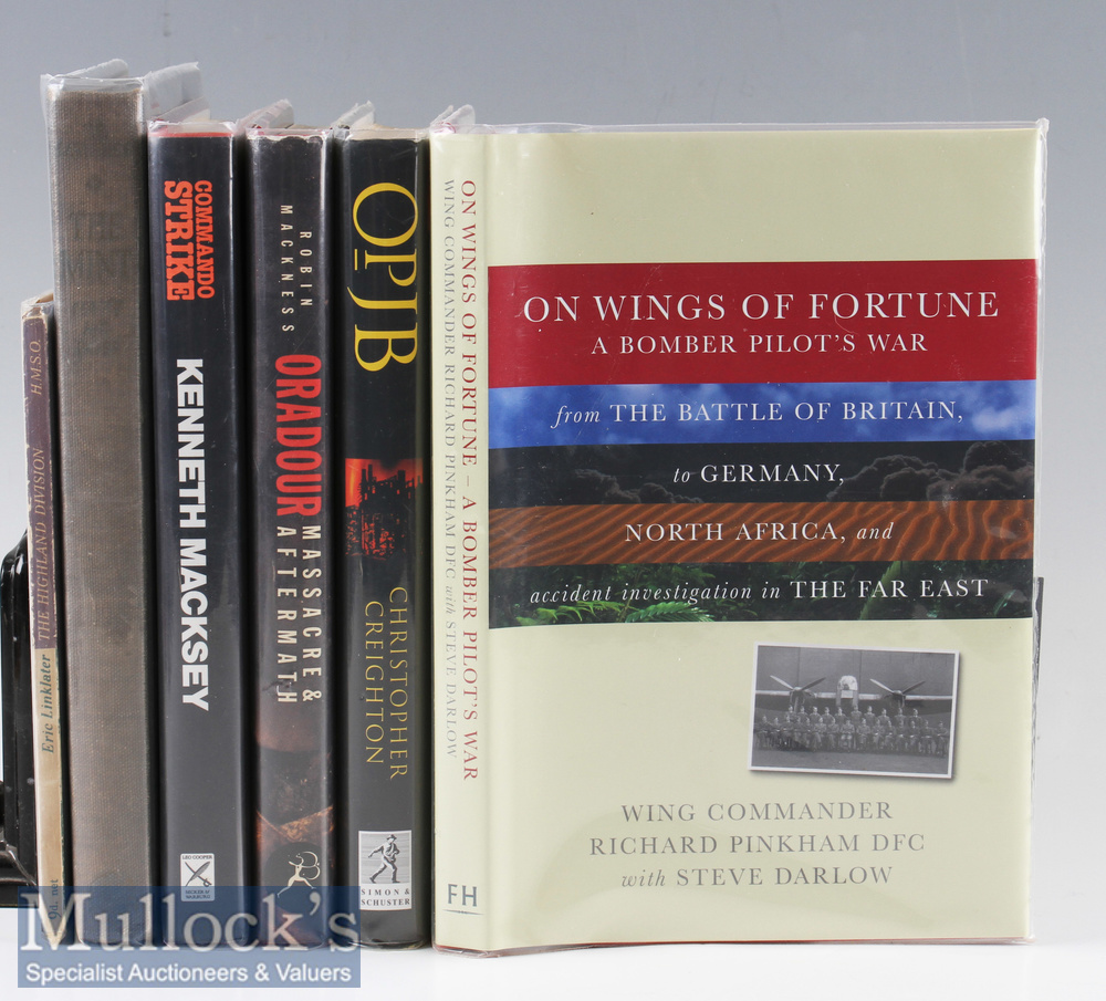 Selection of Military / Maritime Books appear first editions and includes Signed On Wings of Fortune