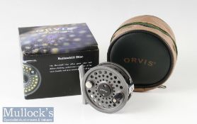 Orvis Battenkill Disc 3/4 alloy Fly Reel counterbalance handle^ twin line guide^ rear tensioner^
