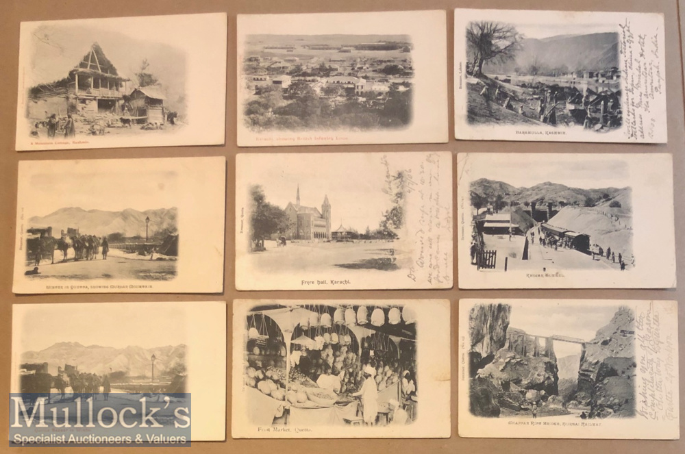 Collection of (15) litho postcards of Northern India published by Bremner c1900s. Set includes views - Image 2 of 2