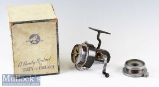 Hardy Bros ‘The Altex’ No 3 Mk V fixed spool reel LHW^ folding handle^ some signs of use^ winds well