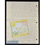 American Serial Killer – Dennis Rader (b.1945) Original Hand Written Letter – a hand written letter^