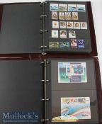 2x Lancaster Rose Stamp Albums Containing World Stamps such as 1979 Germany^ 1989 Europa Acores^