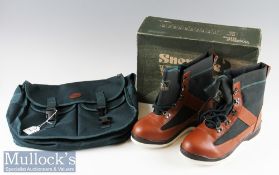 Snowbee New Felt Sole Wading Boots Size 8^ in almost new condition^ with box together with a Snowbee