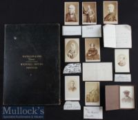 Selection of Interesting Early Cabinet Cards and Signed Cuttings to include Baroness Burdett Coutts^