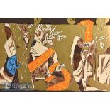 M F Husain (1913-2011) Signed Limited Edition Colour Serigraph 172/300 with signature to margin