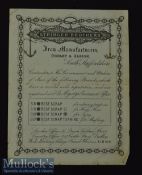 Circa 1900 Stringer Brothers Iron Manufacturers Broadside Dudley & Albion Contractors to the
