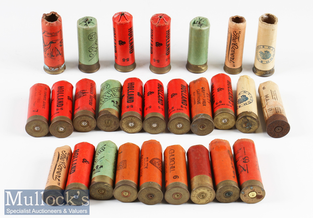 Selection of Empty 12 Gauge Shotgun Cartridges/Cases with card cases most with ‘Eley/Special