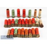 Selection of Empty 12 Gauge Shotgun Cartridges/Cases with card cases most with ‘Eley/Special