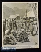 India & Punjab - The Expedition Against the Bunerwals two original illustrations after W T Maud