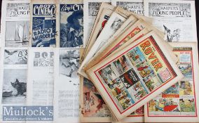 Selection of 1890s to 1960s Assorted Children’s Comic Books / Magazines consisting of Harpers