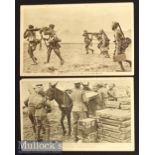 WWI Sikh Soldier Postcards – Indian Troops in the New Forest Unloading Ammunition and Sikhs