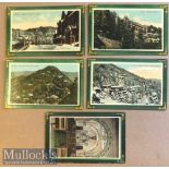 Collection of (6) printed colour postcards of scenes of Multan^ India c1900s. Views include Multan