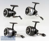 Abu Closed Faced Fixed Spool Reels (4) including 501^ 506^ 506M and another^ all in various used