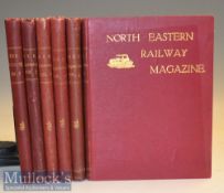 North Eastern Railway Magazine Volumes 1-6 - Vol I begins 1912^ running through to 1916 Vol VI all