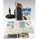 Various RAF Books to include Cheshire VC^ Spitfire Offensive^ Jimmy Corbin Last of the ten Fighter