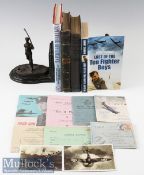 Various RAF Books to include Cheshire VC^ Spitfire Offensive^ Jimmy Corbin Last of the ten Fighter