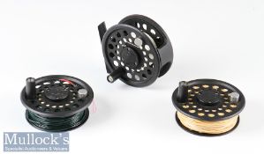 Ross Reels The Gunnison G-1 2 7/8” fly reel black finish with rear tensioner^ counterbalance handle^