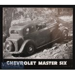 Chevrolet Automobile Catalogue 1934 Sales Catalogue A 12 page catalogue illustrating and detailing