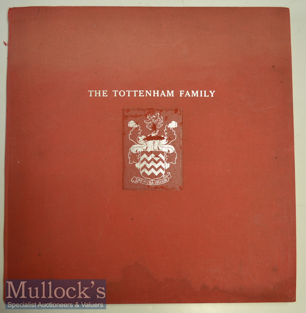 Isle of Wight – ‘The Tottenham Family Book’ includes details of ‘Pedigree of Tottenham’ printed on