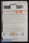 Signed by N M Rothschild 1822 Russian Annuity Bond - the nineteenth head of the famed European