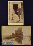 Whitby Abbey - Original Photograph by Frank Sutcliffe^ c1880s Cabinet Photograph Fine original