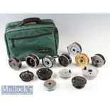 Mixed Selected of Fly Fishing Reels and Spools including Shakespeare Beaulite and Fish Hawk^ 2x