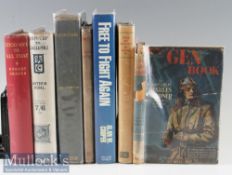 Selection of Military / World War Related Books to include 1932 Eyewitness by E Swinton^ Over My