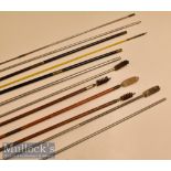 Selection of Rifle/Shotgun Cleaning Rods various brush ends^ separate handles etc