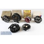 Mixed Vintage Reel Selection (6) including South Bend Open-o-Matic 1140 reel^ Sundridge Skorpio