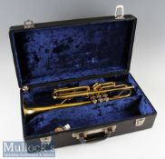 B&M Champion Trumpet marked made in Germany I40239 in original case