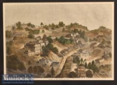 India & Punjab – Murree in the Punjab Coloured Engraving mounted measures 49x38cm approx.