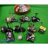 Various Spinning Fishing Reels including Duco^ Intrepid Envoy^ The Ambidex mk 6^ Morritts Intrepid