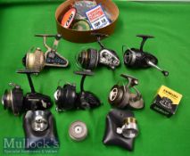 Various Spinning Fishing Reels including Duco^ Intrepid Envoy^ The Ambidex mk 6^ Morritts Intrepid