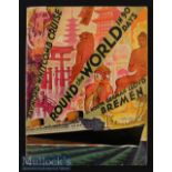 Maritime - SS Breman. Round The World Cruise In 90 Days 1938 Publication An impressive 44 page