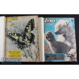 1936/38 Zoo The National Nature Magazine Bound Volumes I and II starts Vol I No 2 July 1936