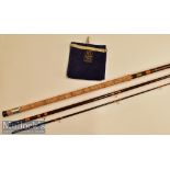 Hardy Bros Matchmaker 13ft Glass Fibre Course Rod 3 piece 396cm above cork handle^ appears in good